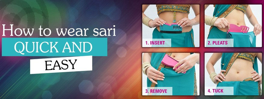 How to wear perfect Sari , tips and tricks